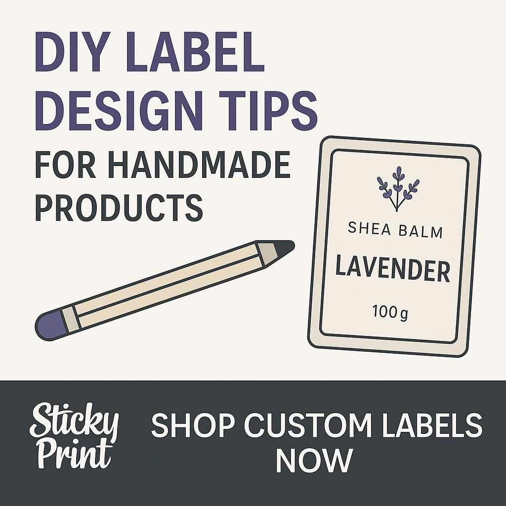 DIY Label Design Tips for Handmade Products - Sticky Print