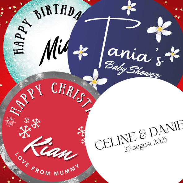 Customisable Print stickers - upload or have us design you something - Sticky Print