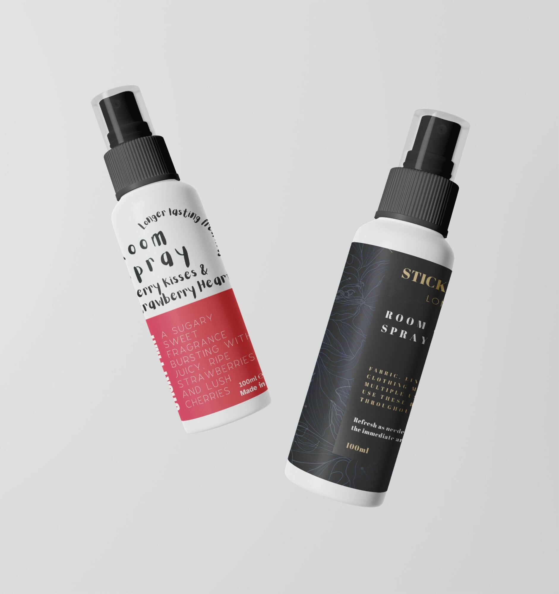 Room Spray Labelling - Sticky Print